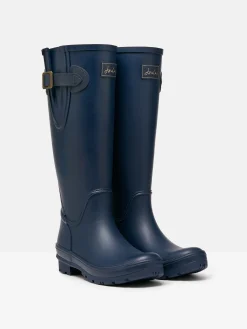Online Joules Houghton Navy Blue Adjustable Tall Wellies NavyBlue