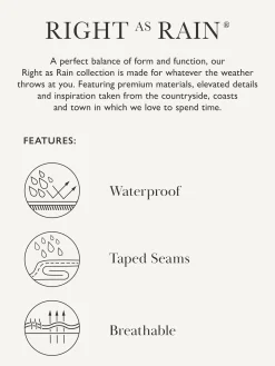 Joules Hove Waterproof Windbreaker Jacket Cream