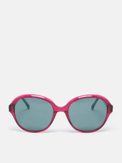Clearance Joules Hyacinth Round Rimmed Sunglasses Red
