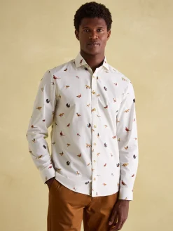 Discount Joules Invitation Cotton Shirt Cream