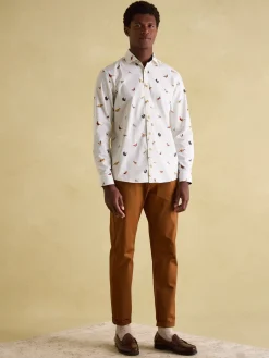 Discount Joules Invitation Cotton Shirt Cream