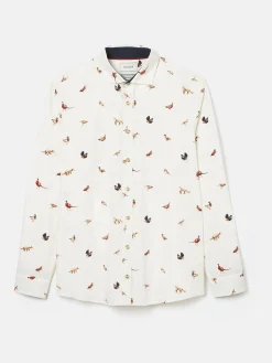 Discount Joules Invitation Cotton Shirt Cream