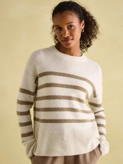 Online Joules Ivy Tan Brown 100% Cashmere Jumper TanBrown