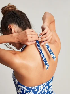 Outlet Joules Jasmine Blue Mosaic Swimsuit BlueMosaic