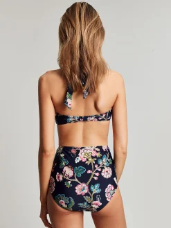 Outlet Joules Jasmine Navy Floral Bikini Top NavyFloral