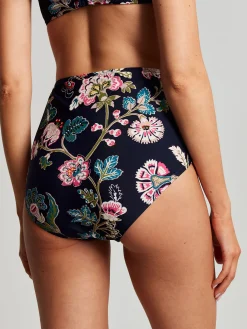 New Joules Jasmine Navy Floral Bikini Bottoms NavyFloral