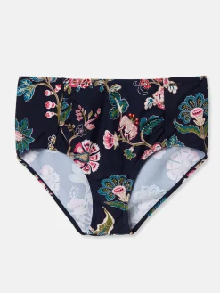 New Joules Jasmine Navy Floral Bikini Bottoms NavyFloral