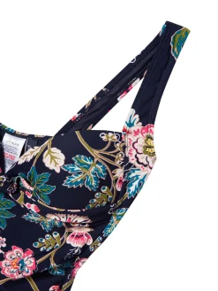 Joules Jasmine Navy Floral Tankini Top NavyFloral