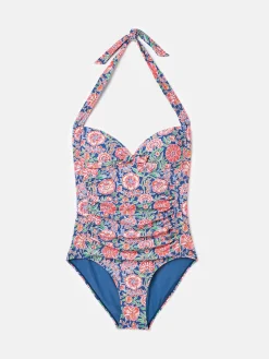 Best Joules Jasmine Printed Swimsuit Navy