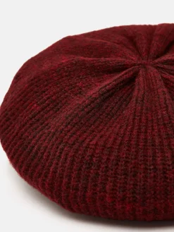 Discount Joules Joelle Burgundy Red Knitted Beret BurgundyRed
