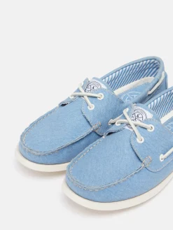 Sale Joules X Chatham Jetty Deck Shoes Blue