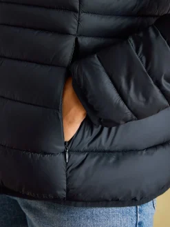 Sale Joules Kenley Showerproof Padded Coat with Hood Navy