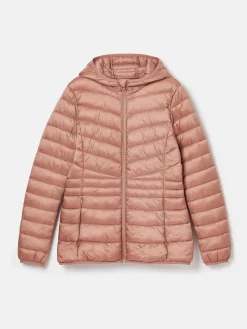 Hot Joules Kenley Showerproof Padded Coat with Hood Pink