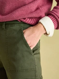 Outlet Joules Khaki Green Slim Fit Cargo Trousers KhakiGreen