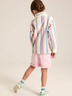 Outlet Joules Kids' Burnham Multi Stripe Funnel Neck Sweatshirt MultiStripe