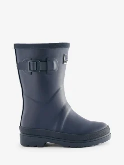 Best Joules Kids' Classic Navy Blue Adjustable Wellies NavyBlue