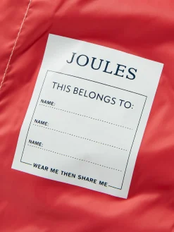 Sale Joules Kids' Crofton Pink Hotchpotch Showerproof Quilted Gilet PinkHotchpotch