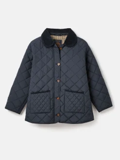 Sale Joules Kids' Mayberry Navy Blue Quilted Jacket NavyBlue
