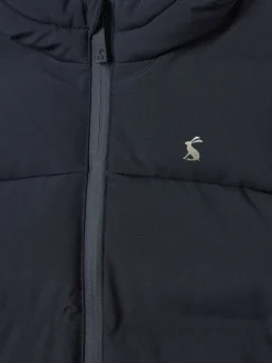 New Joules Kids' Padwell Navy Blue Waterproof Padded Coat NavyBlue