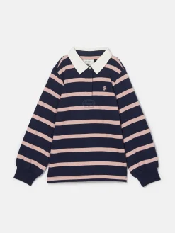 Online Joules Kids' Sammie Stripe Rugby Top Blue