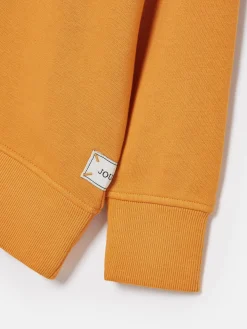 Best Joules Kids' Sundaze Crew Neck Slogan Sweatshirt Yellow