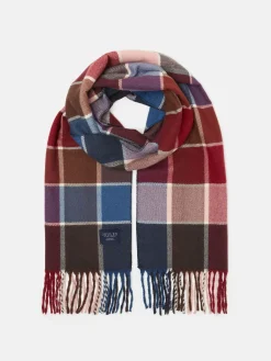Joules Langtree Berry & Navy Scarf Berry&Navy