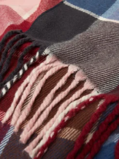 Joules Langtree Berry & Navy Scarf Berry&Navy