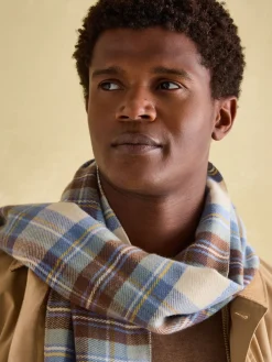 New Joules Langtree Scarf Neutral