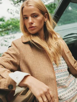 Discount Joules Launton Tweed Jacket Check