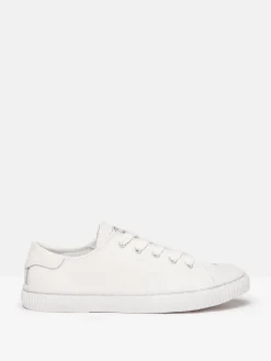 Hot Joules Leather Coast Pumps White