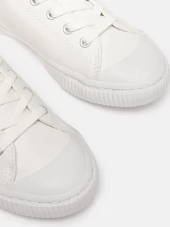 Hot Joules Leather Coast Pumps White