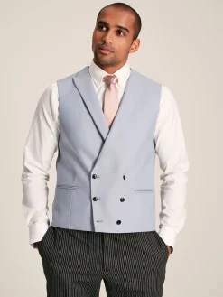 Online Joules Light Blue Morning Suit Waistcoat LightBlue