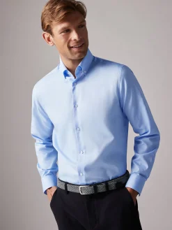 Sale Joules Light Blue Slim Fit Shirt LightBlue