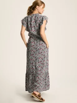 Discount Joules Lillia Tie Waist Tiered Dress Multi