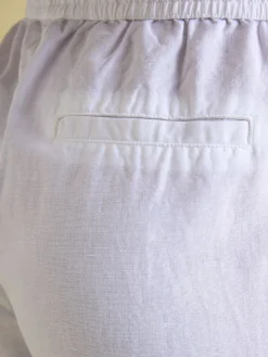 Best Joules Linen Blend Trousers White