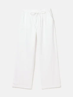 Best Joules Linen Blend Trousers White