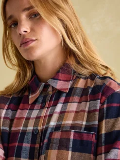 Online Joules Lorena Brushed Shirt Check