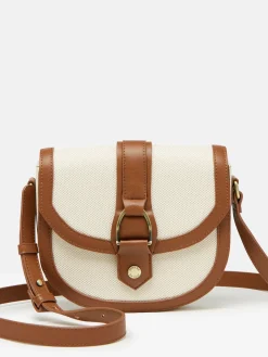 Discount Joules Ludlow Canvas Cross Body Bag Tan