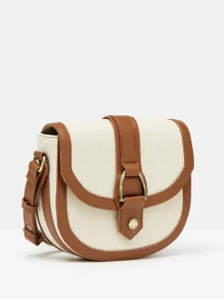 Discount Joules Ludlow Canvas Cross Body Bag Tan