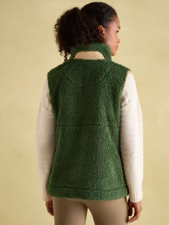 Online Joules Mallory Fleece Gilet Green