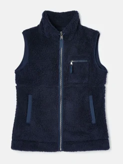 Discount Joules Mallory Navy blue Fleece Gilet Navyblue