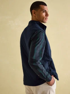 Discount Joules Malton Quilted Jersey Gilet Navy