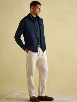 Discount Joules Malton Quilted Jersey Gilet Navy