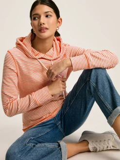 Online Joules Marlston Red Stripe Slim Fit Hoodie RedStripe