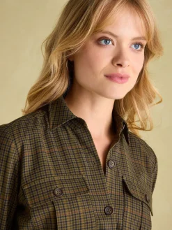 Best Joules Meredith Midi Shirt Dress Check