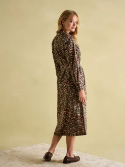 Outlet Joules Meredith Midi Shirt Dress Leopard