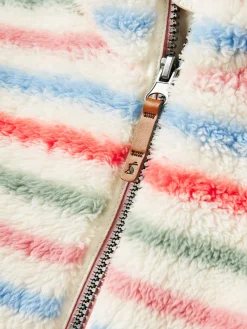 Clearance Joules Merridie Quarter Zip Fleece Cream