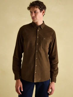 Clearance Joules Miller Corduroy Shirt Brown