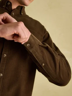 Clearance Joules Miller Corduroy Shirt Brown