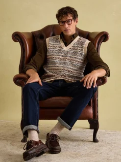 Clearance Joules Miller Corduroy Shirt Brown